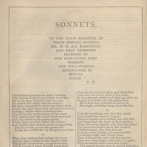 18 x 12 cm; 2 s.p. + VIII p. + 1075 p. + 7 s.p., l. 1 handwritten note in Gothic writing in black ink on verso, p. [I] half-t